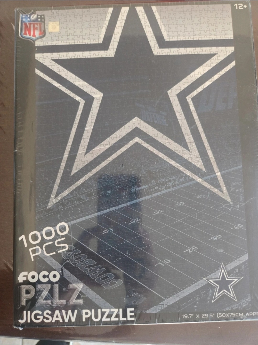 NFL Dallas Cowboys Navy Blue and White 1000-Piece Puzzle